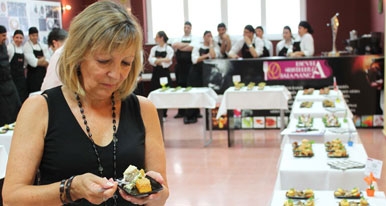 Carmen Cruz gana el I Concurso de Tapas de la Escuela Hostelería Salamanca