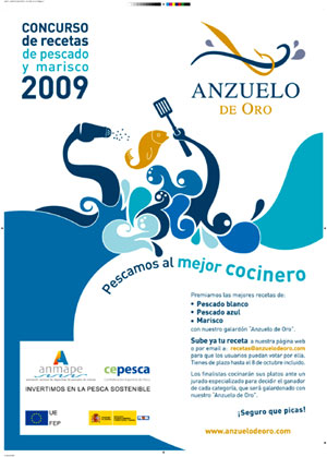 Cartel promocional del Concurso Anzuelo de Oro 2009