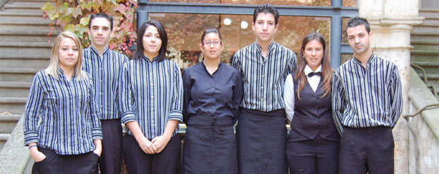 Alumnos de la Escuela de Hostelería de Salamanca Fonda Veracruz