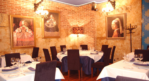 Pinturas de Velázquez del restaurante Barroco de Salamanca