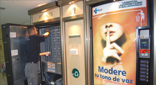 Máquinas vending de Sanven en el Hospital Clínico de Salamanca