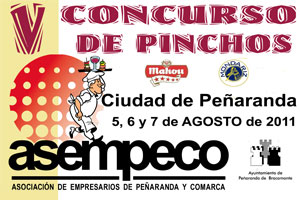 Cartel del Concurso de Pinchos de Peñaranda