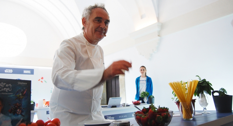 Ferran Adriá cocina en Salamanca 