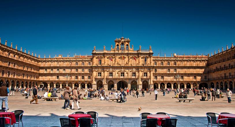 La Plaza Mayor de Salamanca, un lugar ideal para disfrutar de la gastronomía de la ciudad