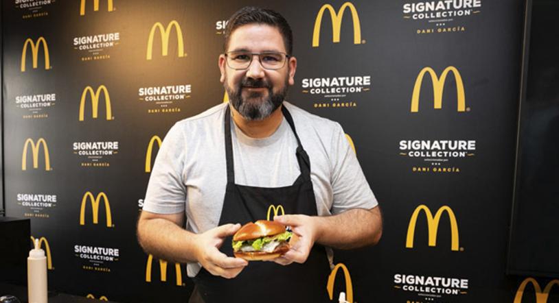 McDonald's y el chef Dani García lanzan una línea de hamburguesas 'premium' en España