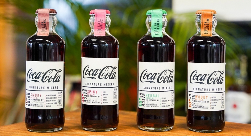 Coca-Cola lanza una innovadora gama de cuatro mixers