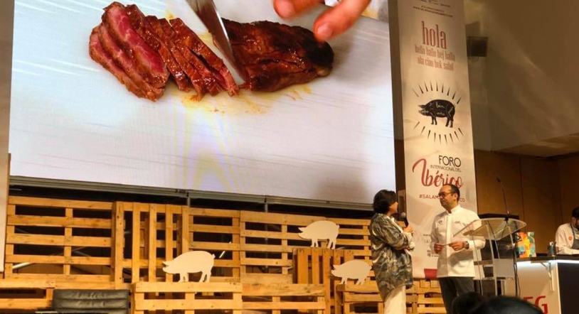 El Concurso Internacional de Cocina pone el broche final hoy al Foro Internacional del Ibérico 