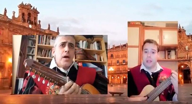 Vídeo: ¡La Tuna de Salamanca te anima a quedarte en casa!