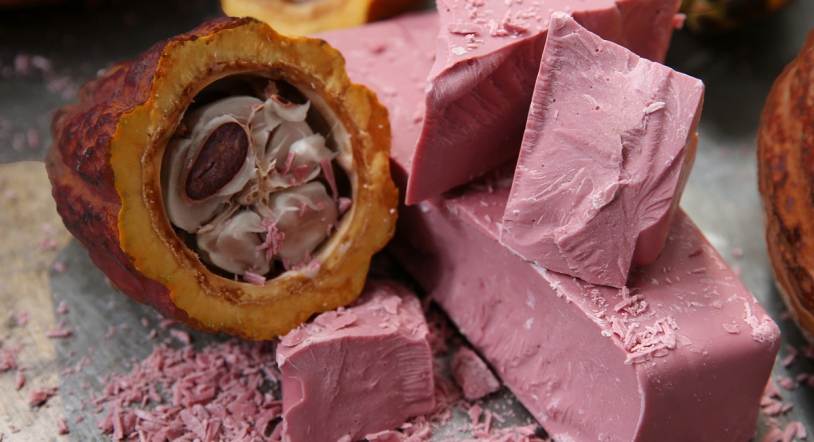 ¿Conoces el chocolate rosa completamente natural?