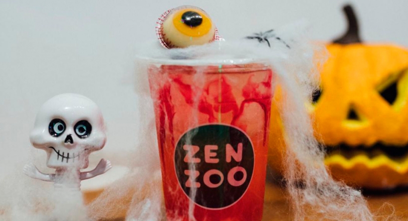 Terroríficas bebidas de Halloween en ZenZoo bubble tea