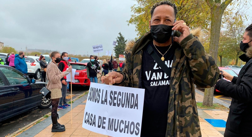 Primer video de la manifestación de la hostelería en la ciudad de Salamanca 