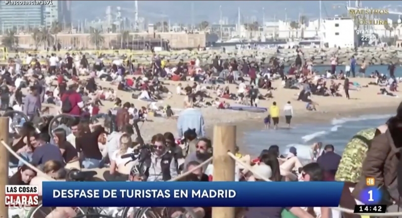 Desfase de turistas en Madrid...