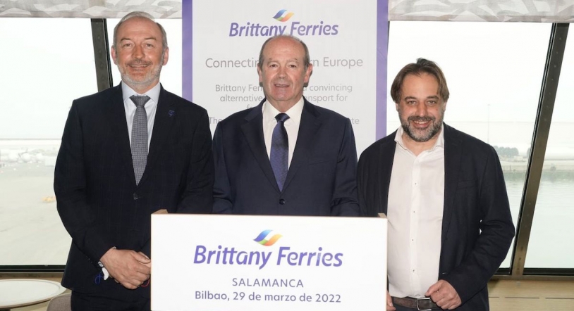 Nuevo buque 'Salamanca' que cubrirá la ruta Portsmouth-Bilbao 