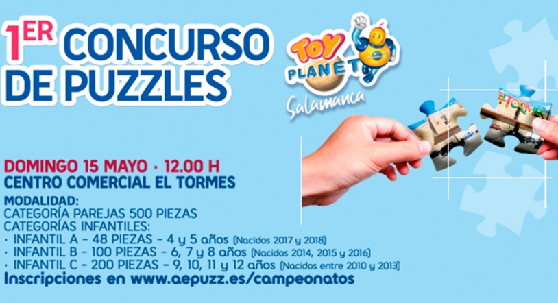 El Tormes celebrará el 15 de mayo el I Concurso de Puzzles Toy Planet Salamanca
