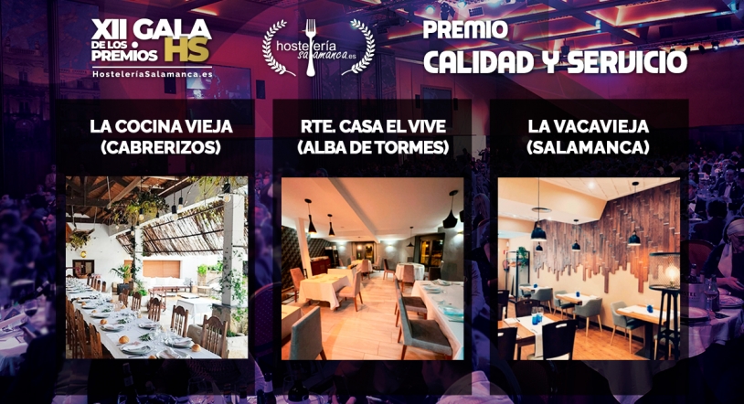 Los Premios Hostelería de Salamanca 2022 a fondo: Calidad y Servicio