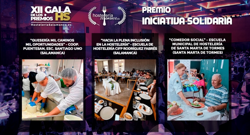Los Premios de Hostelería de Salamanca 2022 a fondo: Iniciativa Solidaria