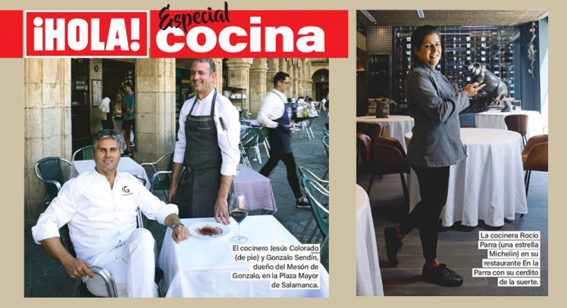 Gonzalo Sendín y Rocío Parra, protagonistas en el Especial Cocina de la revista ¡Hola!