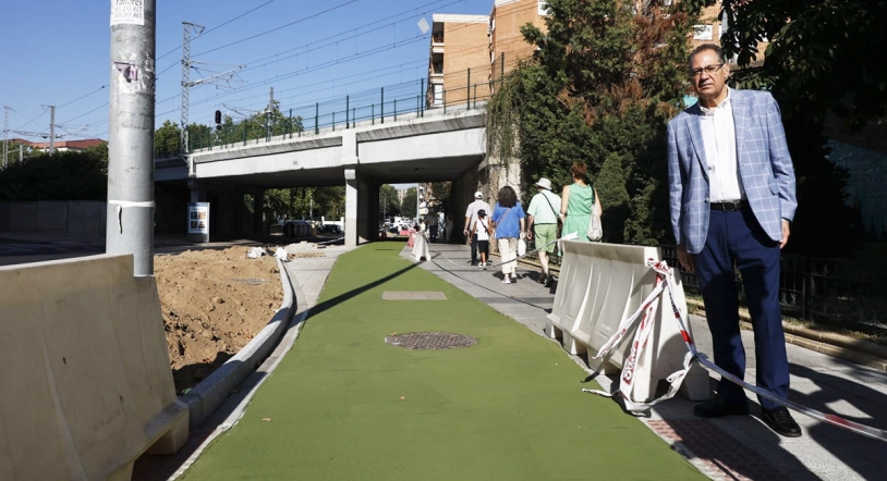 Más espacio para los peatones y ampliación del carril bici en el Túnel de la Televisión y Comuneros