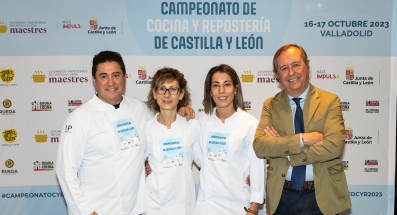 El equipo de Castilla y León rumbo al Campeonato Nacional de Cocina y Repostería