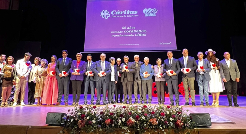 Cáritas Salamanca celebra su 60 aniversario en el Palacio de Congresos