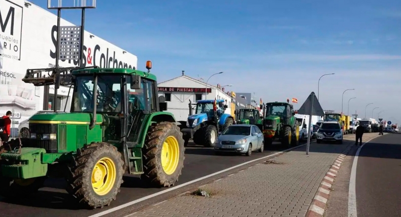 Los cortes, rutas y horas de la movilización del sector agrario mañana en Salamanca 