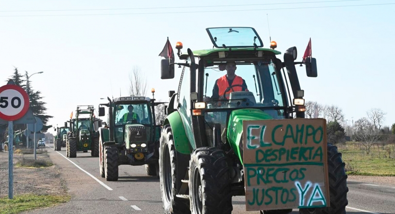 Plan especial de tráfico con motivo de las movilizaciones agrarias para hoy y mañana en Salamanca