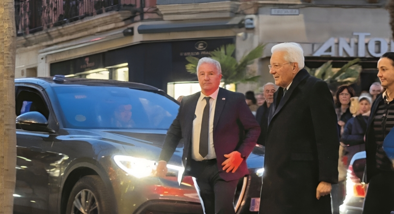 VÍDEO l El presidente de Italia, Sergio Mattarella, cena en un emblematico restaurante salmantino antes de su investidura