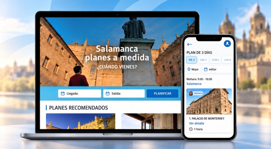 La nueva plataforma turística de Salamanca alcanza 36.000 usuarios en tres meses