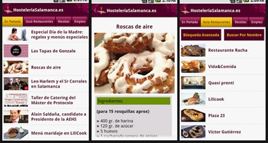 Estrenamos App de HosteleriaSalamanca para Iphone