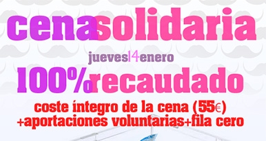 Cena benéfica contra el cáncer en Casa Paca