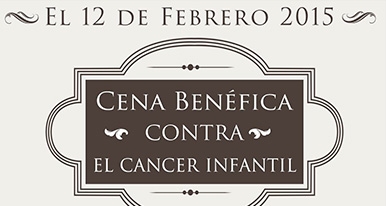 Cena benéfica contra el cáncer infantil