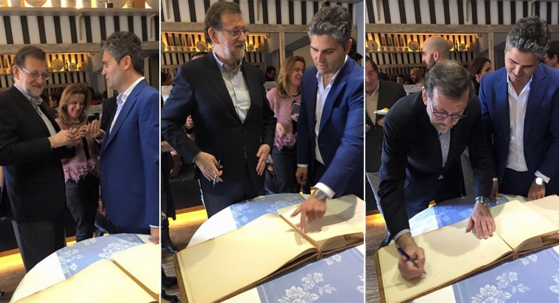 Rajoy "se pone las botas" en Salamanca