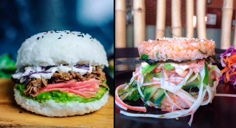 Llega la sushi-hamburguesa: mitad sushi, mitad hamburguesa