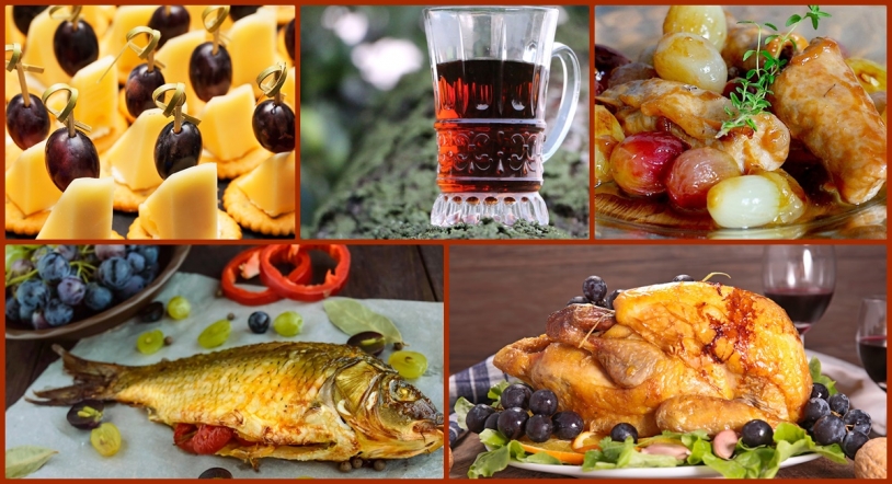 5 recetas con uvas 