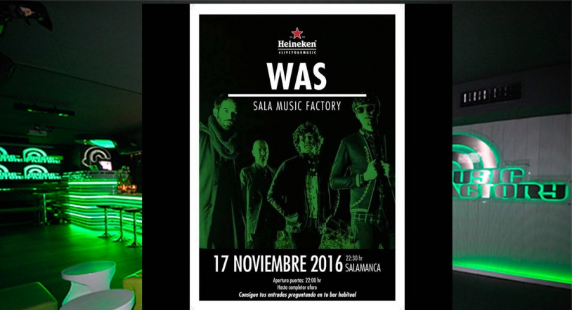 La música electrónica de WAS llega a Music Factory