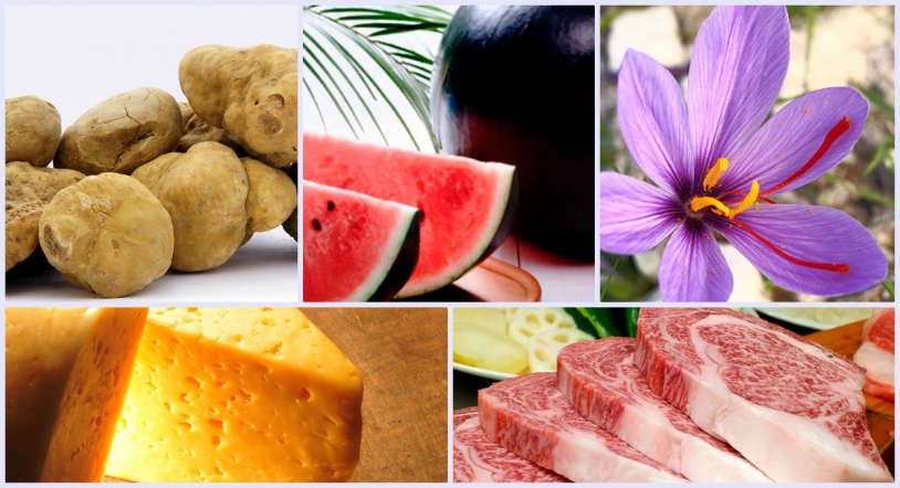Los cinco alimentos más caros del mundo