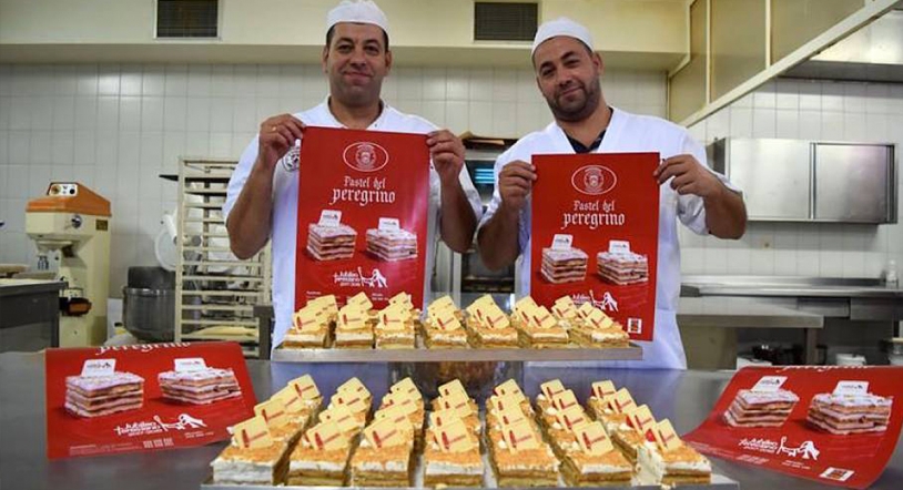 La Pastelería La Madrileña elabora un original Pastel del Peregrino