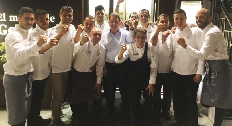 El mejor cocinero de España cena en el Mesón de Gonzalo