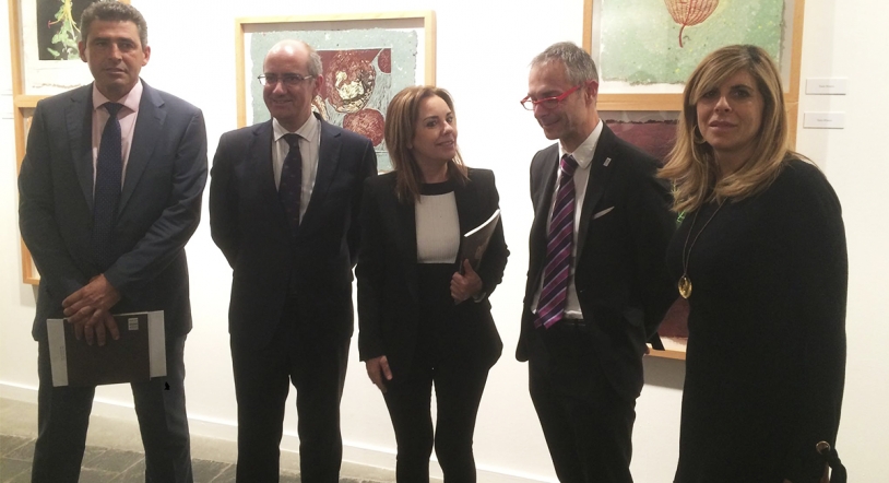 Gastronomía y naturaleza se unen en una exposición de grabados en La Salina