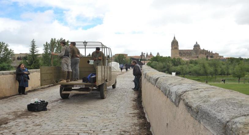 Finaliza el rodaje de <i>Mientras dure la guerra</i>, de Alejandro Amenábar, en Salamanca
