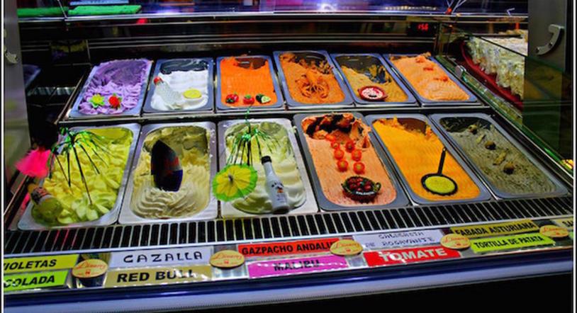 Los sabores de helados más extraños