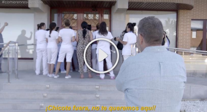 Cacerolada e indignación en Babilafuente con Alberto Chicote