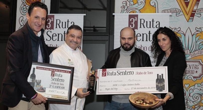 Martinica, tercer clasificado con su plato de Rabo de Toro