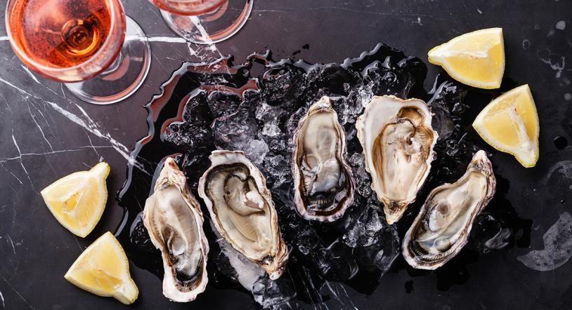 Percebes y Ostras en Restaurante DOZE