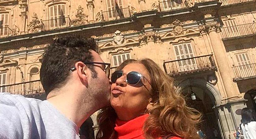 Lolita en la Plaza Mayor de Salamanca: "es una maravilla"