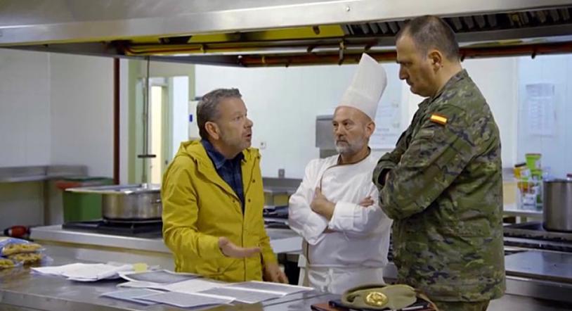 Chicote evidencia la mala alimentación de un cuartel militar