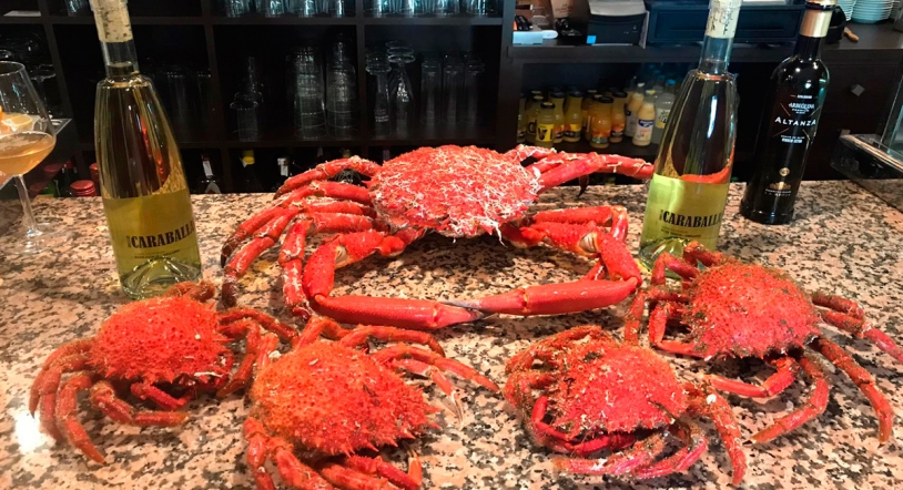 Bruños y centollas de O Grove en La Cocina Vieja de Cabrerizos 