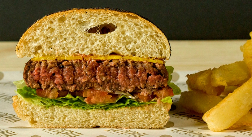 La mejor carne de buey en La Pepita Burger Bar 