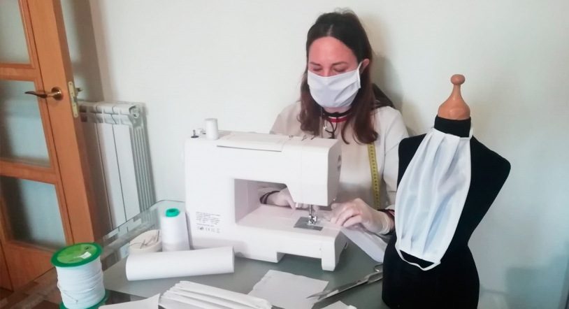 El Taller de costura de Santa Marta comienza a elaborar mascarillas sanitarias