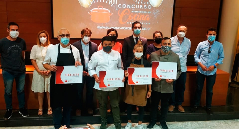 Paula Gutiérrez, Bruno Pena, Ferrán Pols y Cristian Santiago, finalistas de 'Cocina con Ibérico'